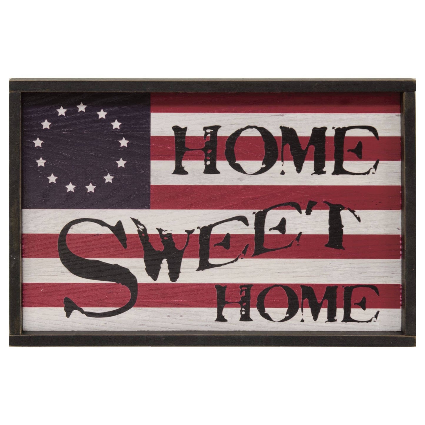 Home Sweet Home Flag Sign