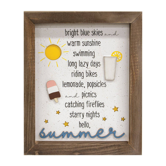 Summer Shadowbox Frame