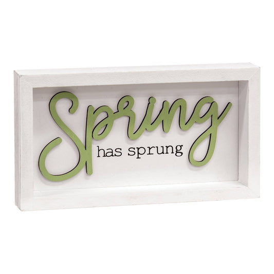 Spring Has Sprung Shadowbox Frame