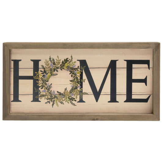 Framed Lilac Home Sign