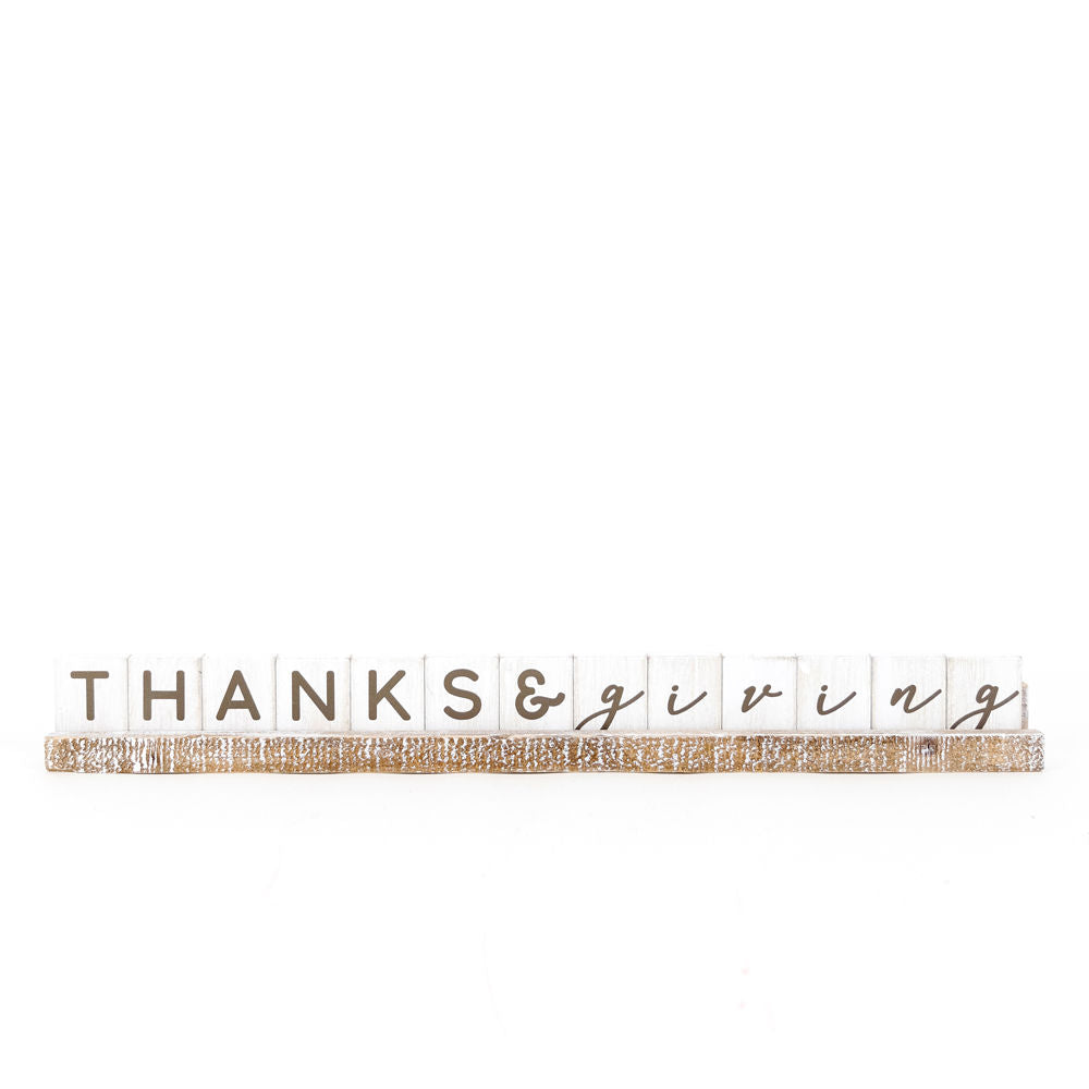 THANKSGIVING wooden ledgie kit 20x2.5x1.5