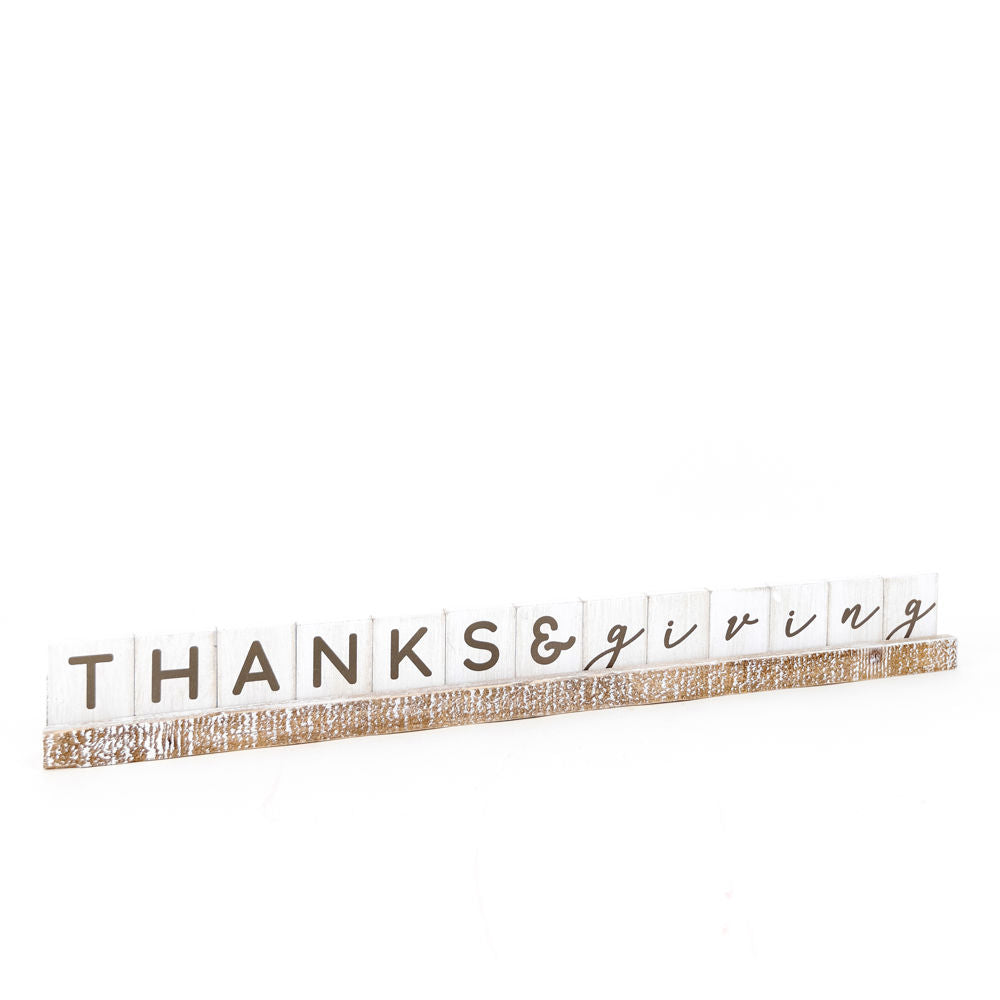 THANKSGIVING wooden ledgie kit 20x2.5x1.5