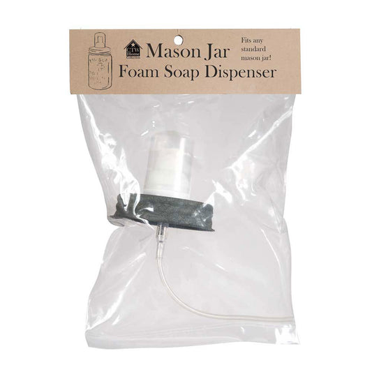 Mason Jar Foaming Soap Dispenser Lid - Barn Roof