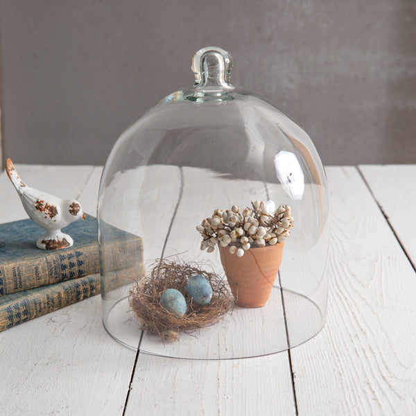 Medium Glass Bell Shaped Cloche