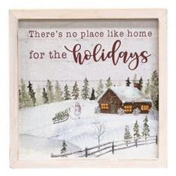 Home For the Holidays Framed Sign