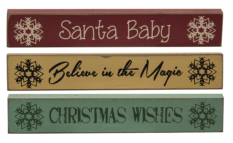 Santa Baby Mini Sticks-Set Includes All 3 Styles