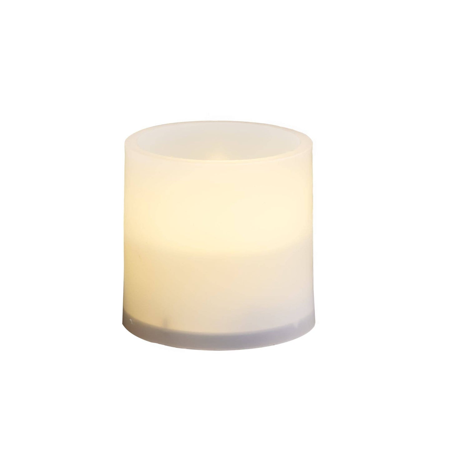 Warm Light White Pillar Candle, 3x3