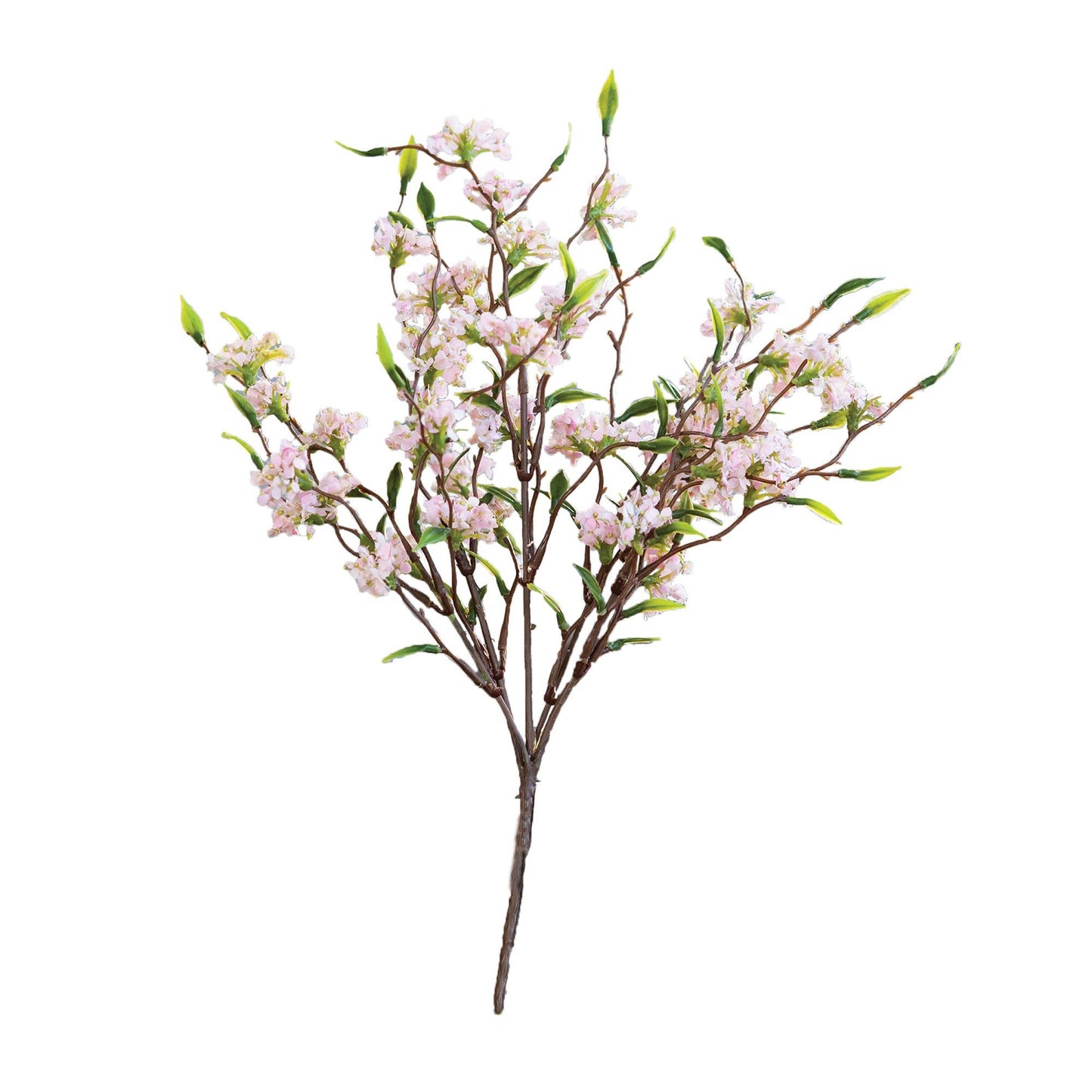 Bliss Buds Bush, Light Pink, 13"