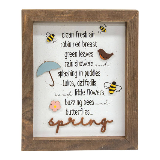 Spring Shadowbox Frame