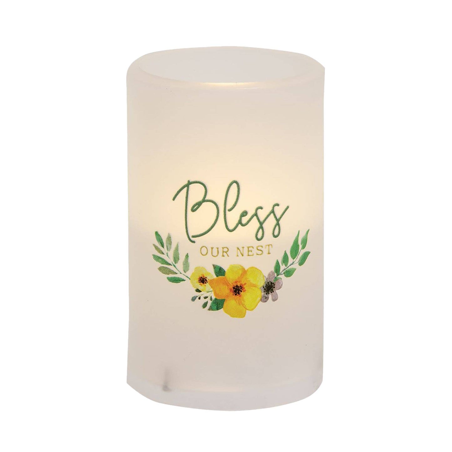 Bless Our Nest Timer Pillar 3" x 5"